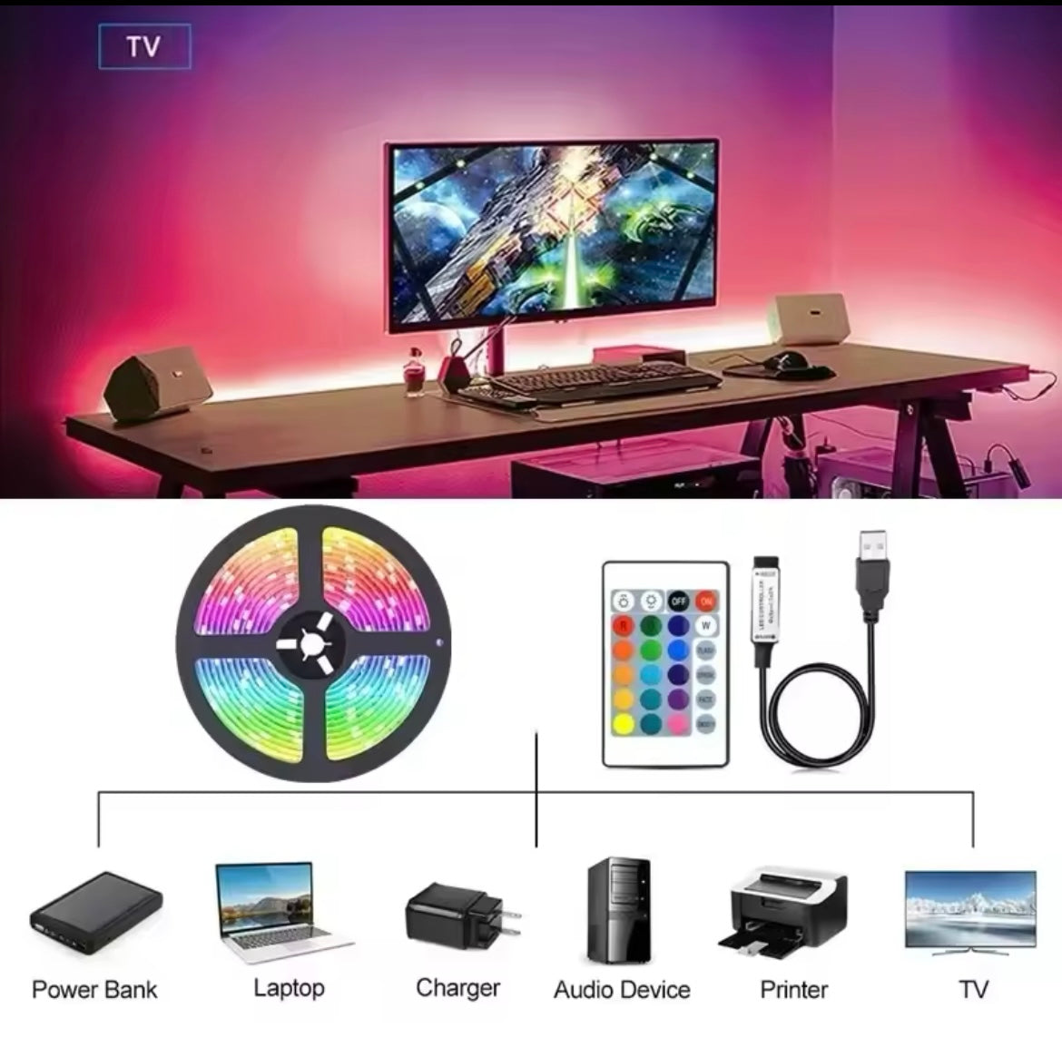 Luces LED con control WIFI