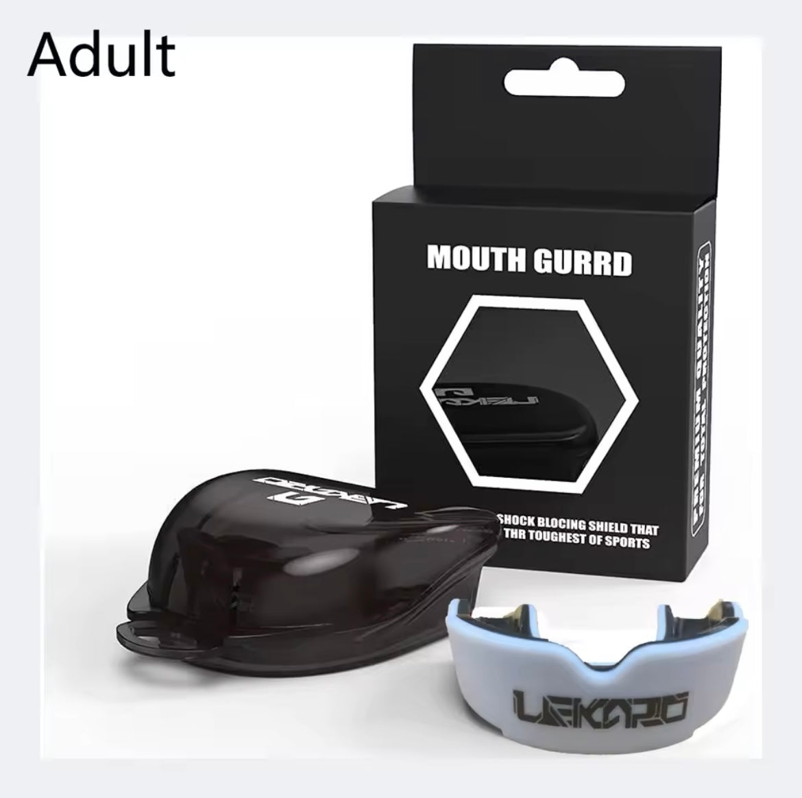 Lekaro Adult Sports Tooth Protection Eva Mouth Guard Sports Kids Mouthguard